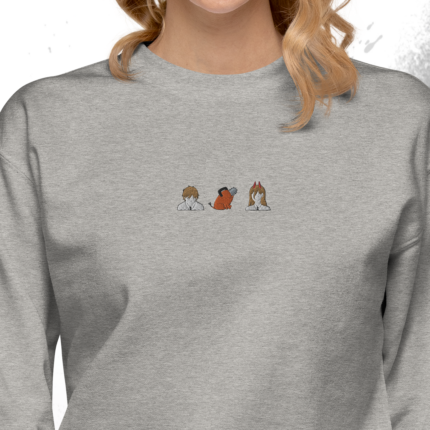 C S M Embroidered Crewneck