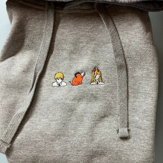 C S M Embroidered Hoodie